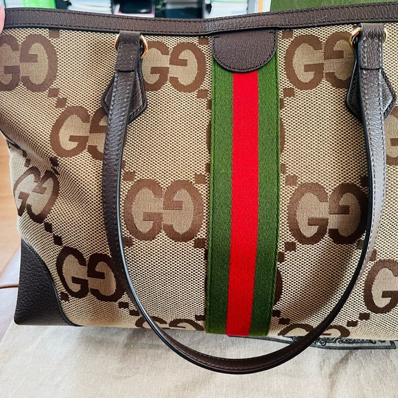 Ophidia Jumbo Gucci Medium Tote - Picture 4 of 9